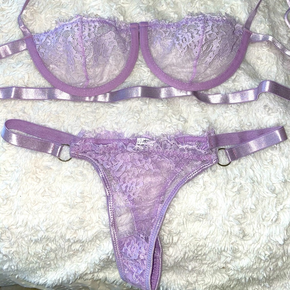 Yandy lavender lingerie set